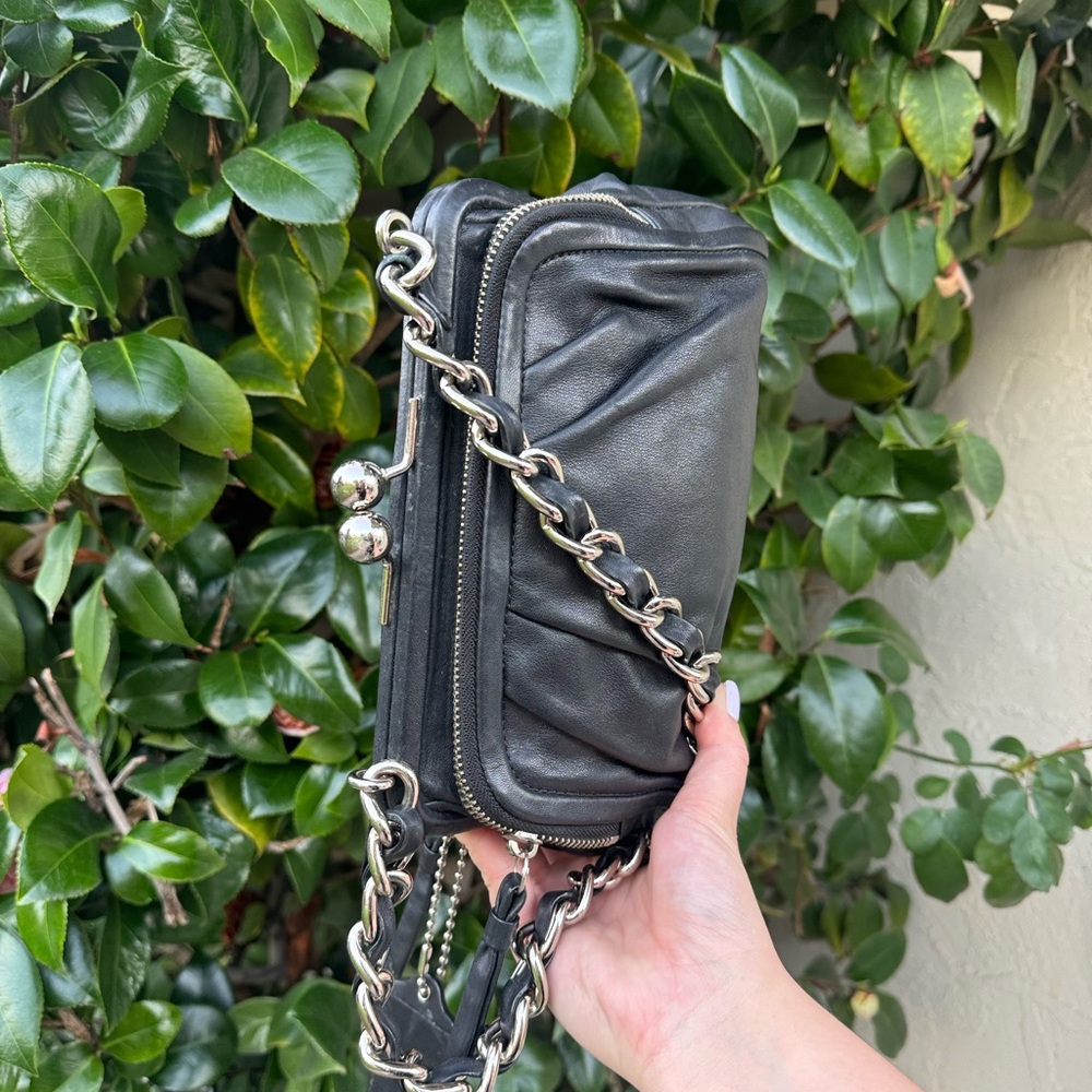 Y2K Kisslock Coach Parker satchel with chain strap - Picture 6 of 9